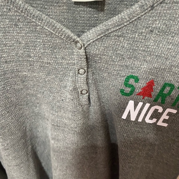 NWOT VS Pink Holiday Themed Sleep Shirt - Picture 4 of 8